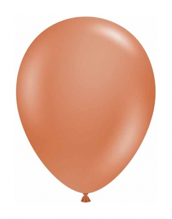 TUFTEX (100) 11" Burnt Orange balloons latex balloons
