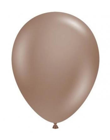 TUFTEX (100) 11" Cocoa balloons latex balloons
