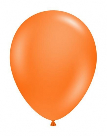 TUFTEX (100) 11" Orange balloons latex balloons