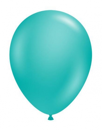 TUFTEX   Teal balloons TUF-TEX