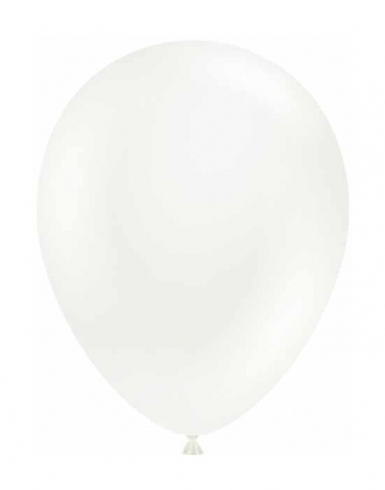 TUFTEX (100) 11" White balloons latex balloons