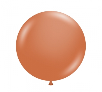 TUFTEX   Burnt Orange balloon TUF-TEX