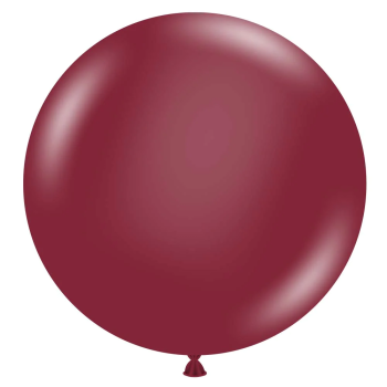 TUFTEX (1) 24" Samba Burgundy balloon latex balloons