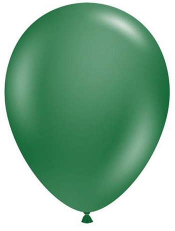 TUFTEX (50) 17" Metallic Forest Green balloons latex balloons
