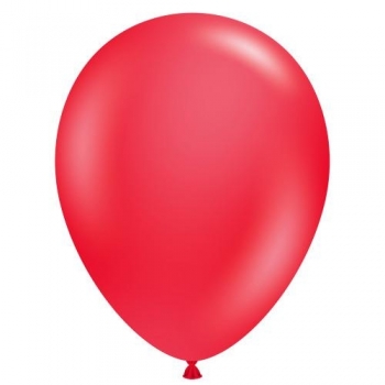 TUFTEX (50) 17" Red balloons latex balloons