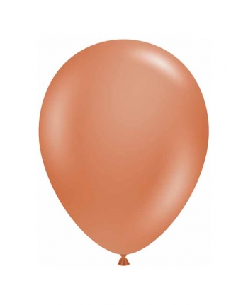 TUFTEX   Burnt Orange balloons TUF-TEX