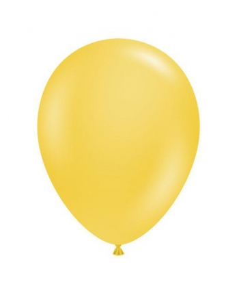 TUFTEX (50) 5" Goldenrod balloons latex balloons