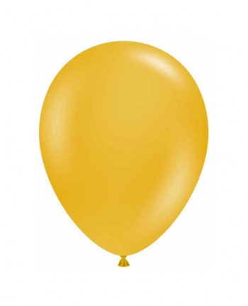 TUFTEX (50) 5" Mustard balloons latex balloons