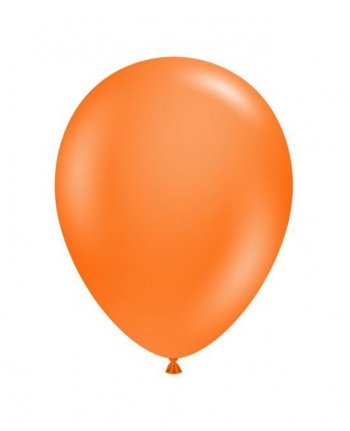 TUFTEX (50) 5" Orange balloons latex balloons