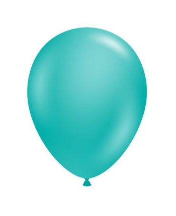 TUFTEX (50) 5" Teal balloons latex balloons