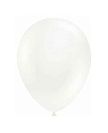 TUFTEX (50) 5" White balloons latex balloons