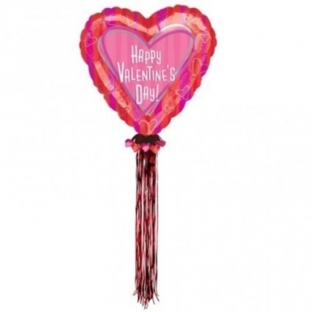 V - Airwalker Q - Heart Whimsy balloon foil balloons