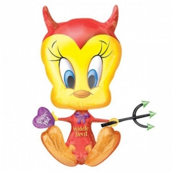 Tweety Widdle Devil SuperShape  Balloon