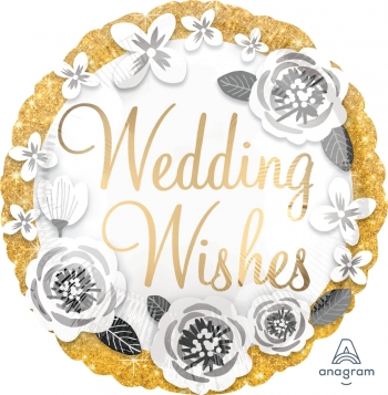 Wedding Wishes Gold & Silver ANAGRAM