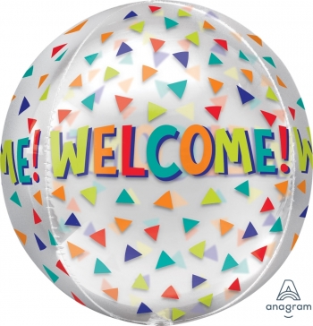 Welcome Triangles Orbz balloon other balloons