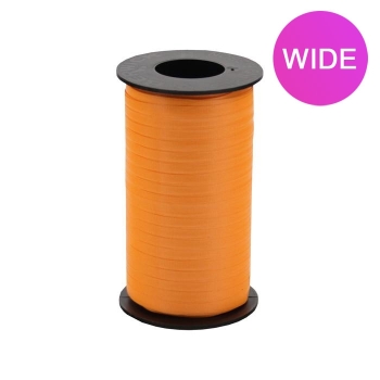 WIDE Curly Ribbon - Orange - 3/8" x 250 yds ribbons