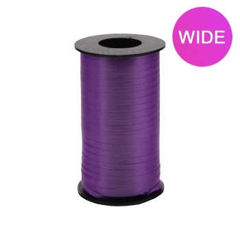 WIDE Curly Ribbon - Purple - 3/8" x 250 yds ribbons