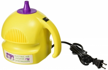 Zip Electric Air Inflator for Small/Large Latex.  Push/Continuous balloon accessories